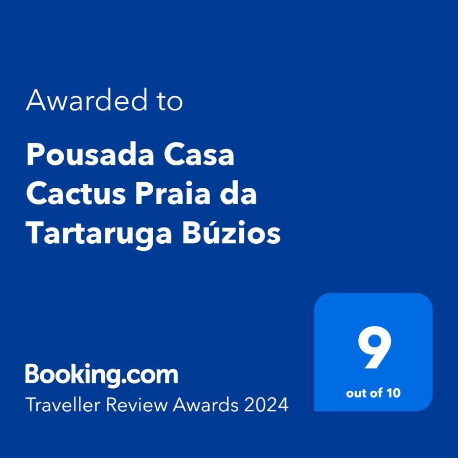 Pousada Casa Cactus Praia Da Tartaruga Buzios ภายนอก รูปภาพ